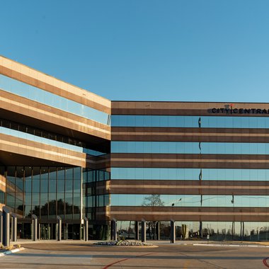 Exterior shot of a City Central office building under the sun