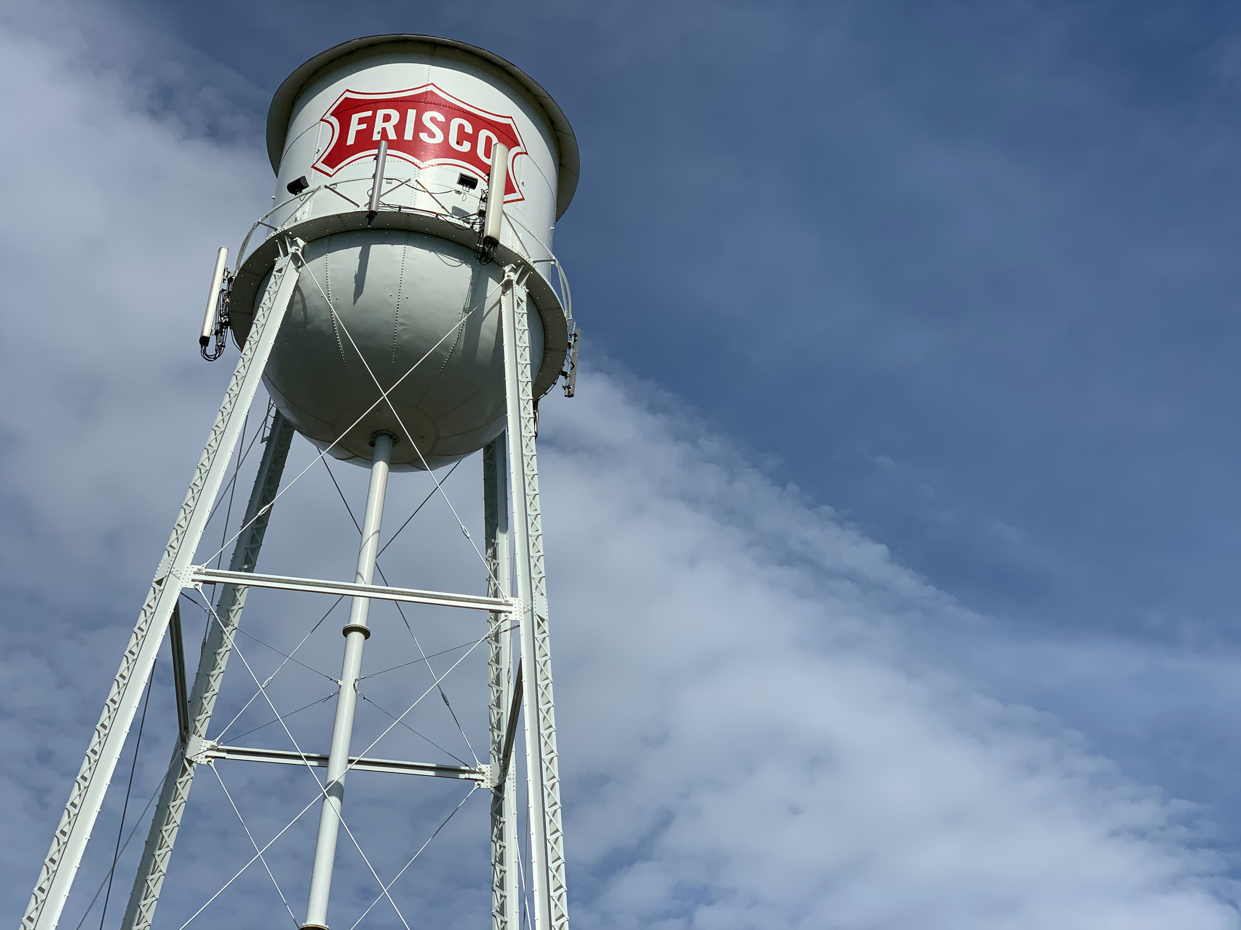 Frisco water tower.