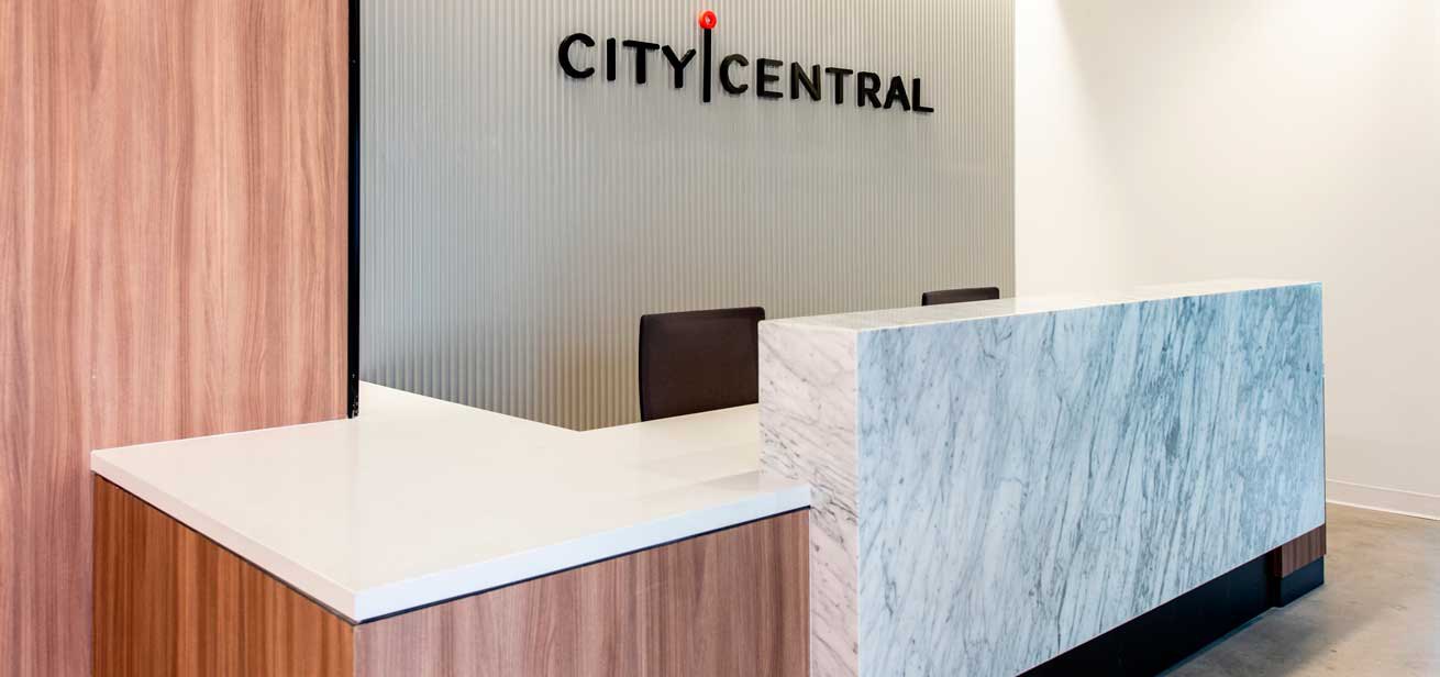 City Central office reception area